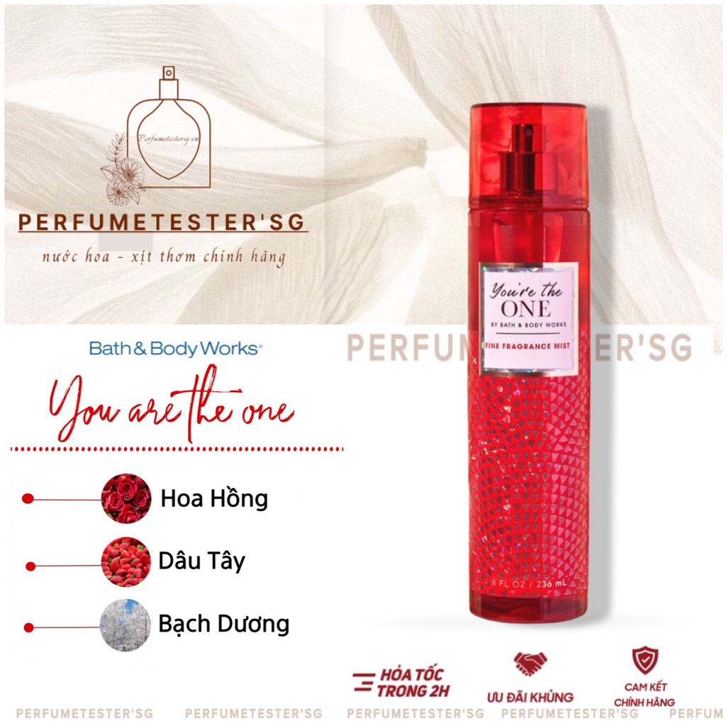 Xịt toàn thân Body Mist Bath & Body Works - You're the one -perfumetester