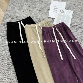 Quần nhung 3 màu dành cho nữ