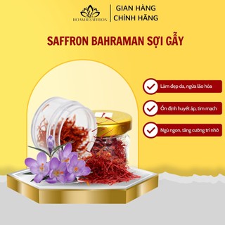 Nhụy hoa nghệ tây saffron bahraman sợi gẫy 2g, 3g, 5g, 10g tặng nhíp gắp