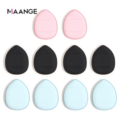 10 miếng mút trang điểm MAANGE hình ngón tay cỡ nhỏ an toàn tiện dụng 51104