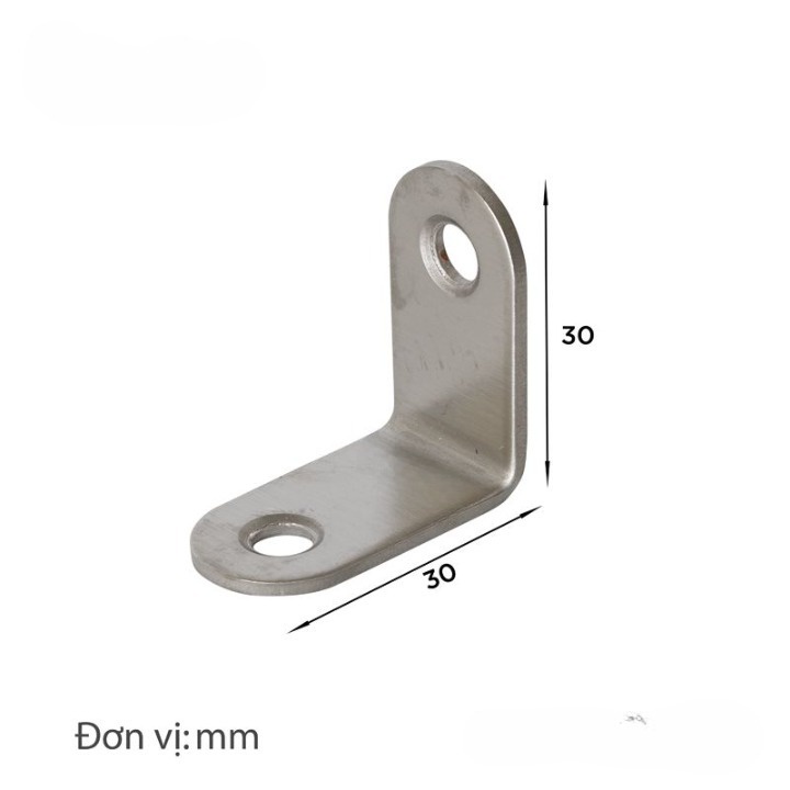 Eke góc Ke góc chữ L - 20*20mm dày chuyên lắp kệ, tủ.... {Cao Cấp]