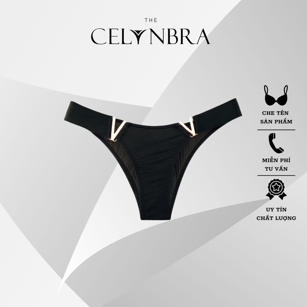 Quần lót lọt khe cạp khuy V cotton mềm sexy THE CELYNBRA - QL69
