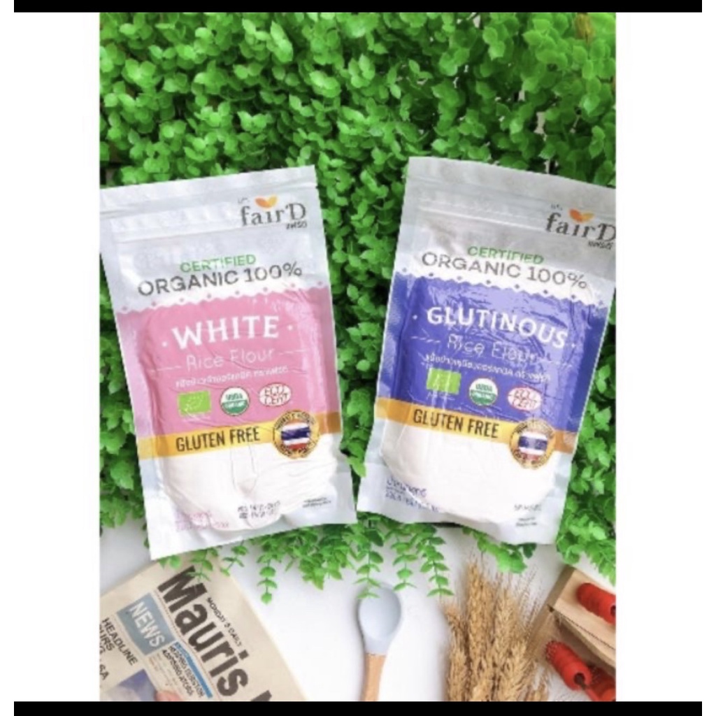 Bột gạo, bột nếp hữu cơ 227g