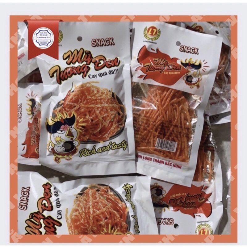 Snack bim bim mỳ tương đen