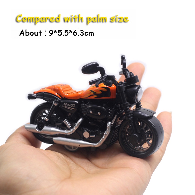 Mô Hình Xe Mô Tô Mini Bằng Kim Loại Với Tỷ Lệ 1 / 36 Độc Đáo Cho Bé