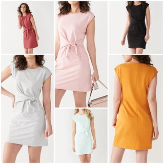 ĐẦM N.lNE W.3ST SH0RT SLEEVE SlDE-KN0T KNlT