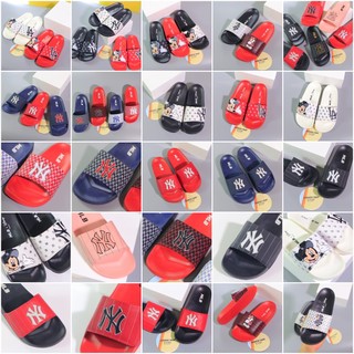 Bst dép unisex mlb-ny giá rẻ quai ngang nam nữ