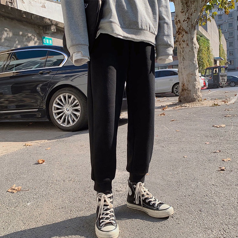Quần legging AOKANG mỏng dáng rộng thời trang mùa hè phong cách Hàn Quốc cho nam