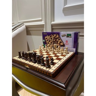 Bộ cờ vua cao cấp albatros royal 30x30cm - madein eu