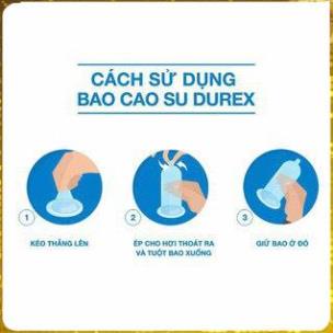 TẶNG ngay hộp 3 bao, khi mua hộp  Bao cao su Durex bất kì Fertherlite,Invisible, Performa,Pleasuremax,Kingtex