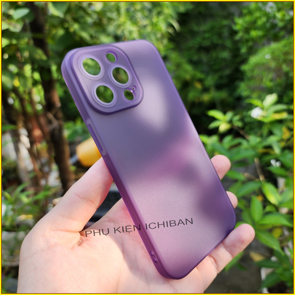 Ốp Dẻo Màu Gor IPhone 14 Pro Max/ 14 Pro/ 14 Plus, 13 Pro Max/ 13/ 13 Pro Bảo Vệ Camera, Mờ Không Bám Vân Tay - Hãng Gor