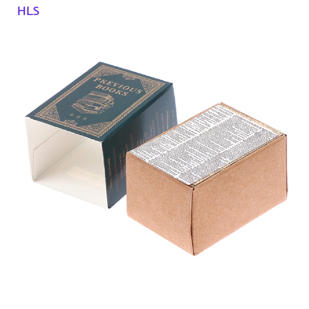 Hộp 100 Tấm Giấy Kraft Dùng Để Trang Trí Sổ Tay / Nhật Ký DIY