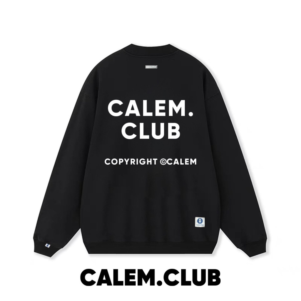 Áo Sweater chữ Basic Calem.Club chất nỉ lót bông | BigBuy360 - bigbuy360.vn