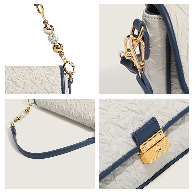 Mischa Túi Đeo Chéo Vai Bằng Chất Liệu nylon Phối Màu Tương Phản Thời Trang Cao Cấp