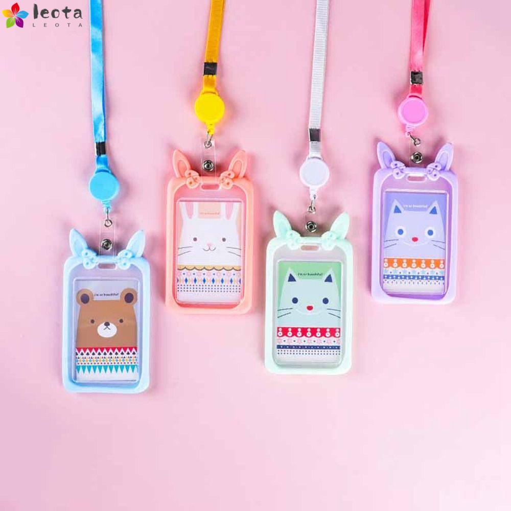 Ví Đựng Thẻ Tín Dụng / Danh Thiếp Tai Thỏ Hoạt Hình Beotua Đáng Yêu Có Khóa Thu Gọn Cho Học Sinh Ốp