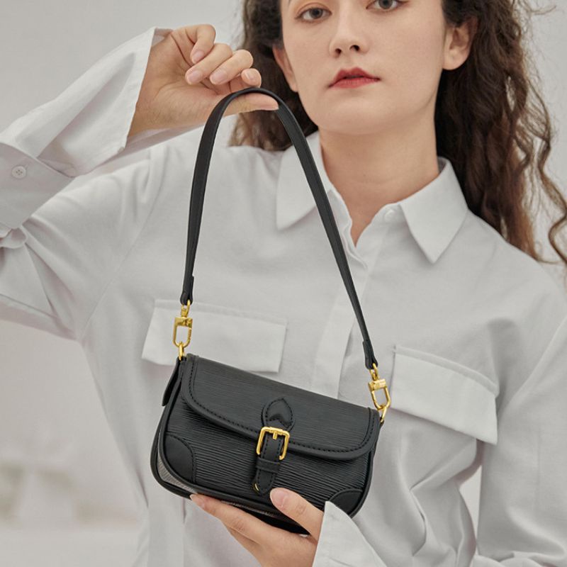 Túi xách nữ đeo vai đeo chéo da mềm khóa cài hàng xuất xịn mẫu hot 2022 jumito