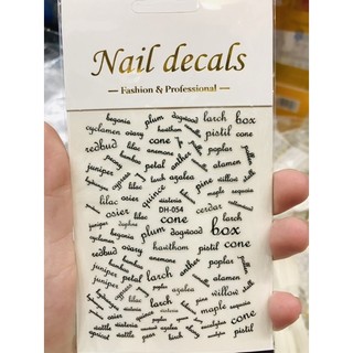 stiker chữ đẹp nét