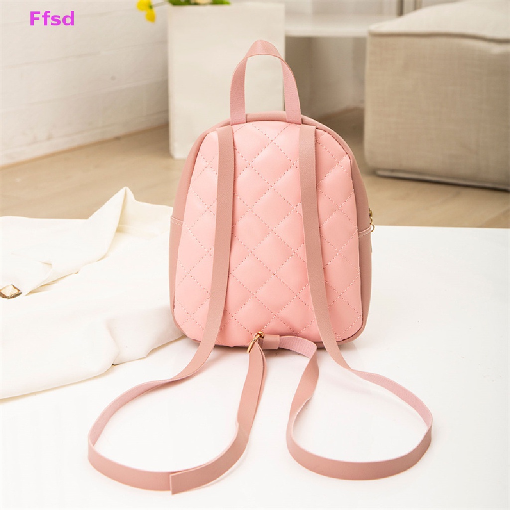 {Ffsd} Ba Lô Da Pu Nhỏ Xinh Thời Trang Cổ Điển Đa Năng Hợp Thời Trang Cho Nữ * Bán Chạy