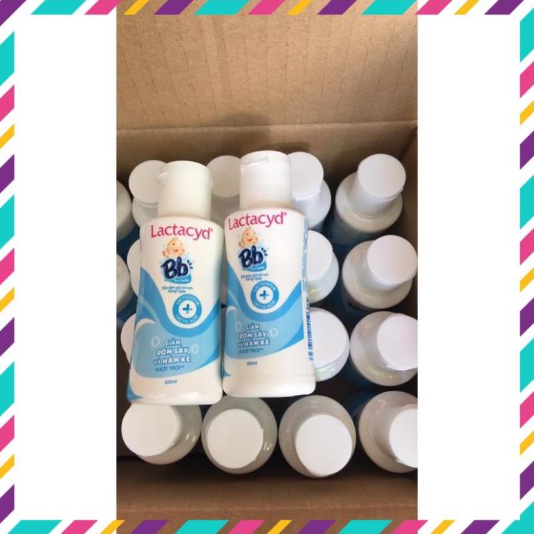 Sữa tắm gội cho bé LACTACYD BB 60ML