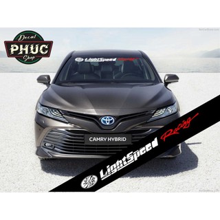 Tem dán kính lái chống nắng ô tô mẫu LightSpeed Racing