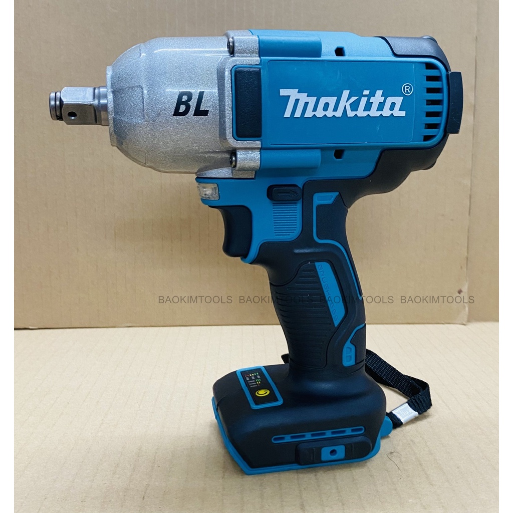 Thân máy siết bulong dùng pin 20V Makitta lực siết khủng 1000NM, Động cơ không chổi than siêu mạnh mẽ