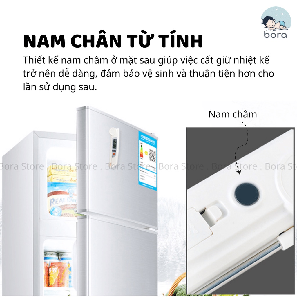 Nhiệt kế điện tử đo nước pha sữa, nước tắm cho bé