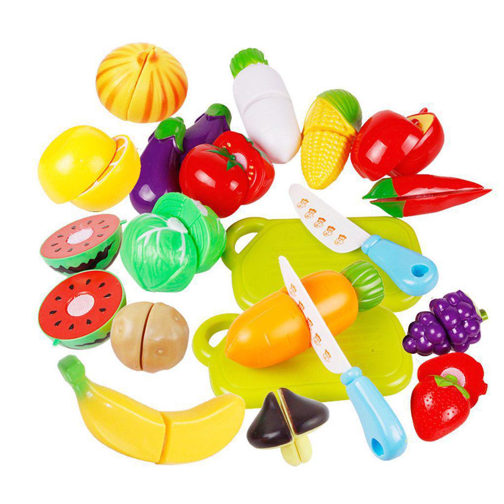 Bộ Đồ Chơi Cắt Trái Cây Màu Sắc Cho Bé