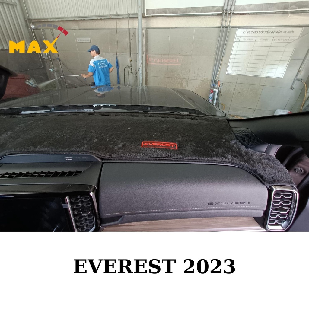 Thảm Taplo FORD Ranger Espace Everest Explorer Focus TERRITORY Ecosport Lông Cừu Loại Dày Chống Nóng Cách Nhiệt Maxstore