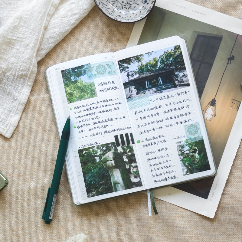 Sổ Tay Ghi Chú 2023 Agenda Kèm Bút Ghi Chú Kiểu Trung Hoa Cổ Điển