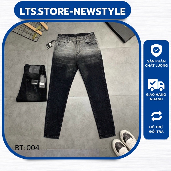 Quần jean nam, Jean nam DENIM co dãn in loang trẻ trung năng động -NEWSTYLE