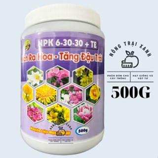 Phân NPK 6-30-30 Kích Thích Ra Hoa hũ - PHÂN BÓN CUỐC VÀNG