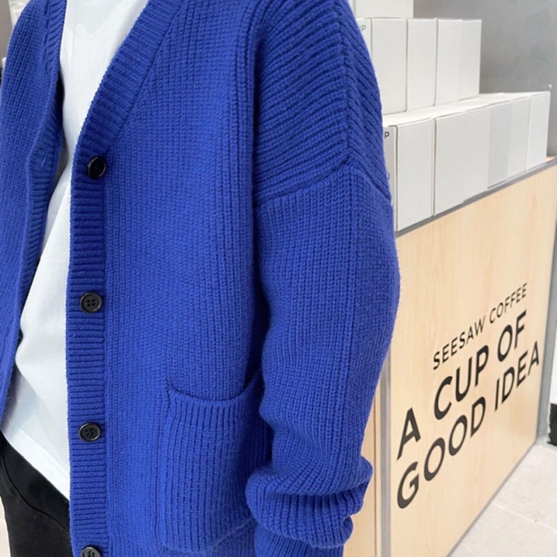 Áo Khoác Cardigan Dệt Kim Thời Trang Xuân Thu Cho Bé Trai