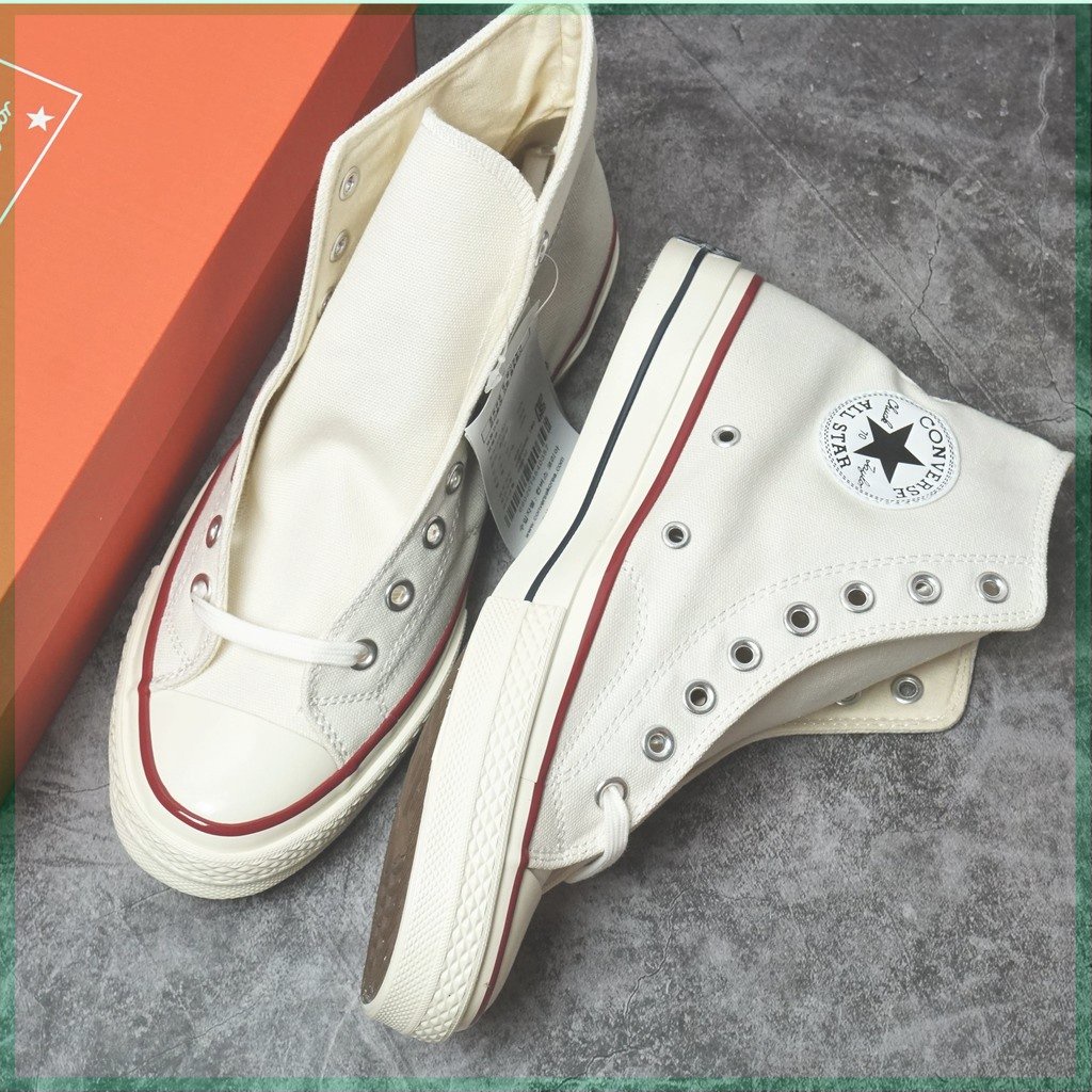Giày_Converse Cổ Cao Nam Nữ Full Box, Giày CV 1970s Trắng Thời Trang Hàng Cao Cấp Ahri.Sneaker