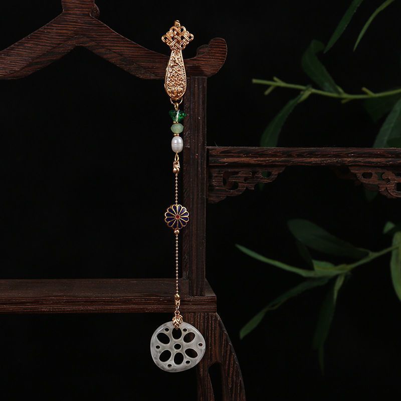 Mặt Dây Chuyền Hình Sườn Xám Phong Cách Trung Hoa Cổ Điển