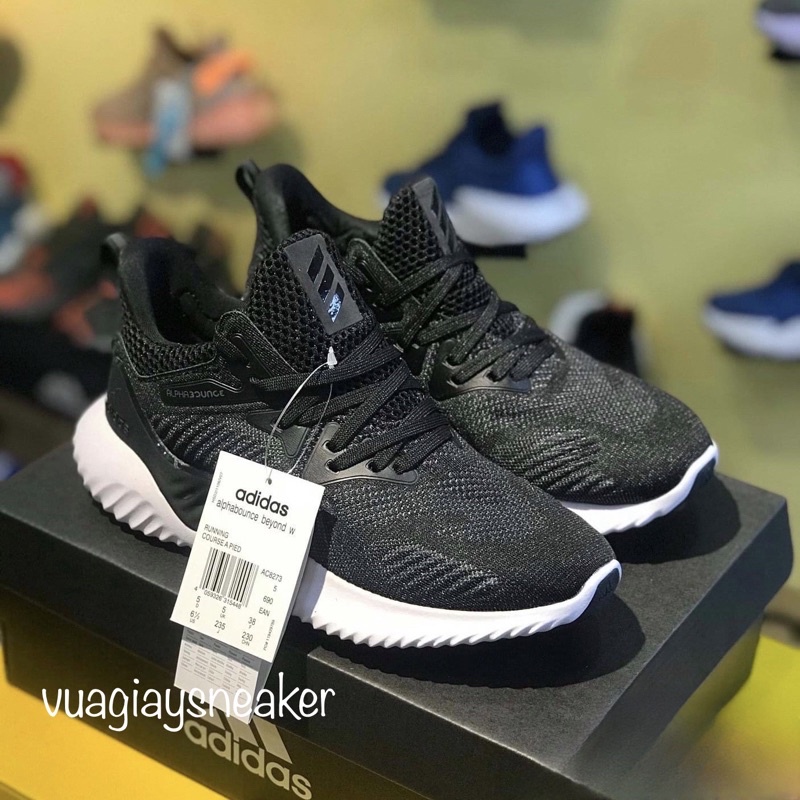 Giày thể thao sneaker alpha bounce 2018 đen trắng