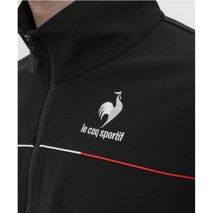 Áo khoác nỉ Le coq Sportif nam - QMMTJF01-BLK
