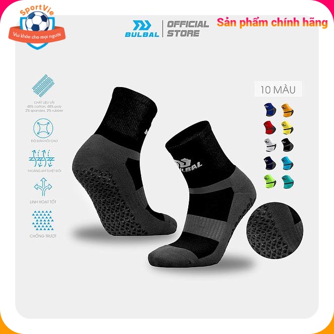 Tất chống trơn BULBAL, Vớ chống trơn BULBAL - chính hãng công nghệ chống trượt tiêu chuẩn, siêu bám, dày, bền đẹp