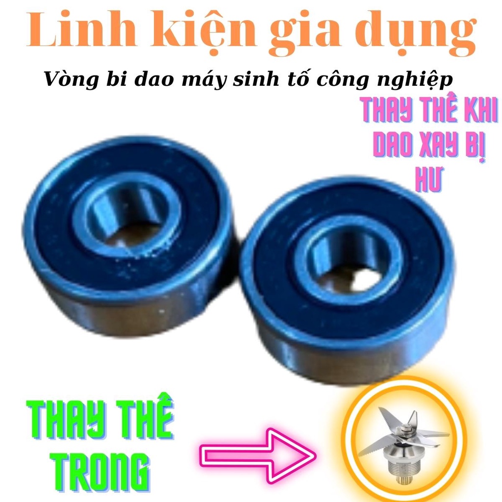 Vòng bi trong dao xay máy sinh tố công nghiệp, bạc đạn RBI của Nhật Bản, sử dụng liên tục, bền bỉ với thời gian