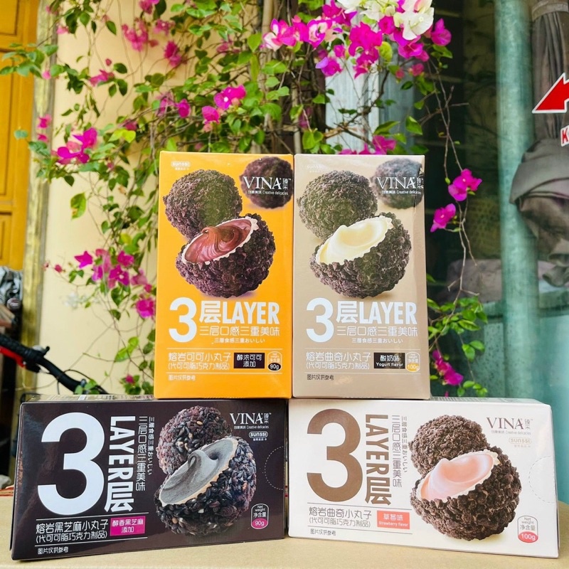 HCM Franzzi mới- Socola phủ oreo siêu ngon- socola nhân chảy