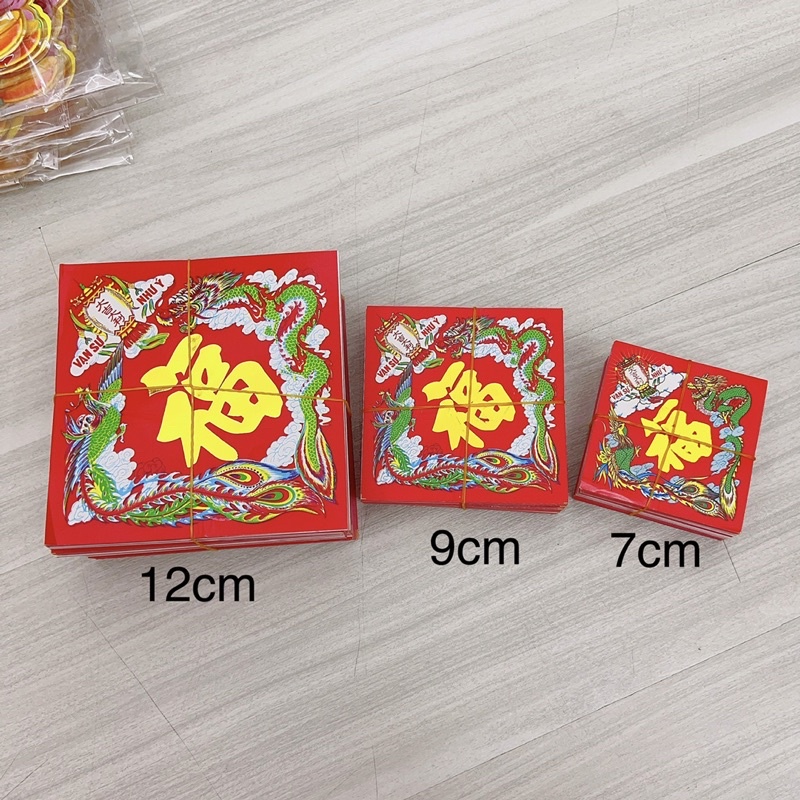 100 Giấy Dán Dưa Tết size Trung