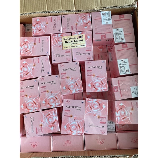 VIÊN UỐNG HUỶ NÁM TRẮNG DA GLUTATHIONE 2500mg )