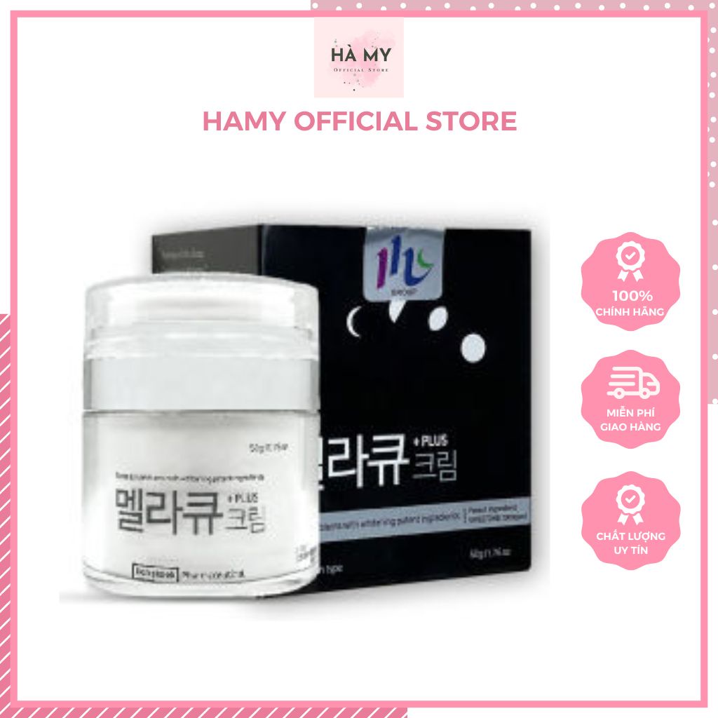 Kem Nám Dưỡng Ẩm Dr.MH Mela Q Plus Cream Hàn Quốc 50ml Giúp Dưỡng Trắng Da Ngăn Ngừa Nám Tàn Nhang Hiệu Qủa