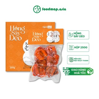 [Mua kèm deal sốc] Hồng Sấy Dẻo Đặc Sản Đà Lạt Ngọt Thanh Mềm Mật - FoodMap