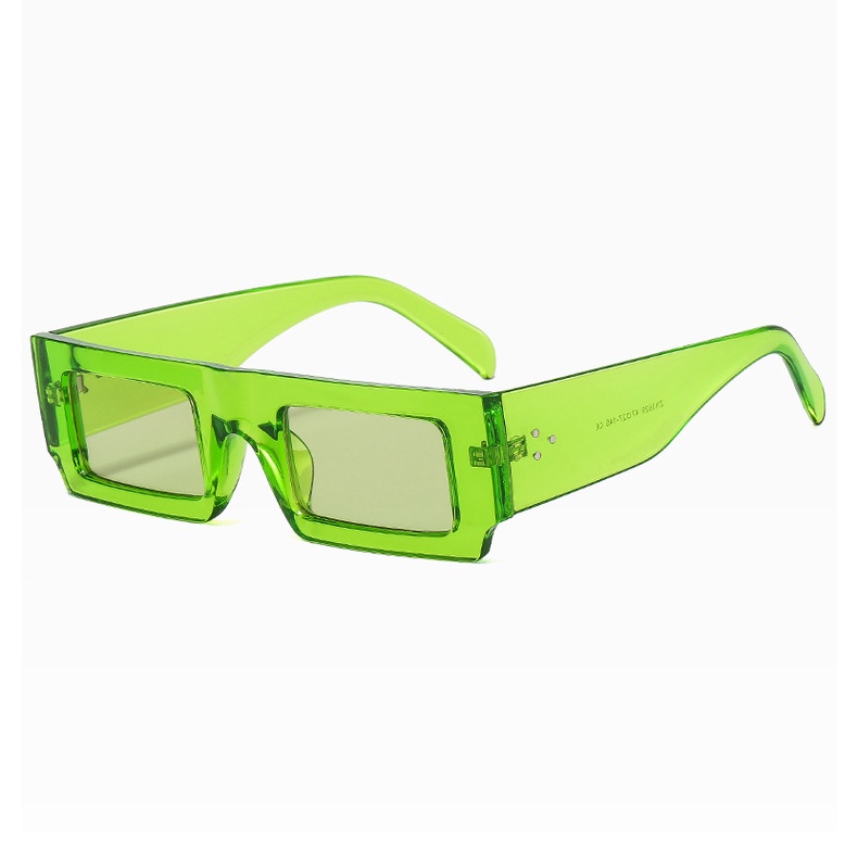 Kính Mát Gọng Nhựa Hình Chữ Nhật Thời Trang Cho Nam Nữ