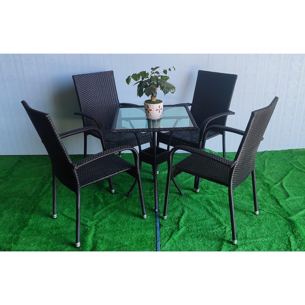 Ghế cafe mây nhựa sân vườn,ghế cafe thanh lý