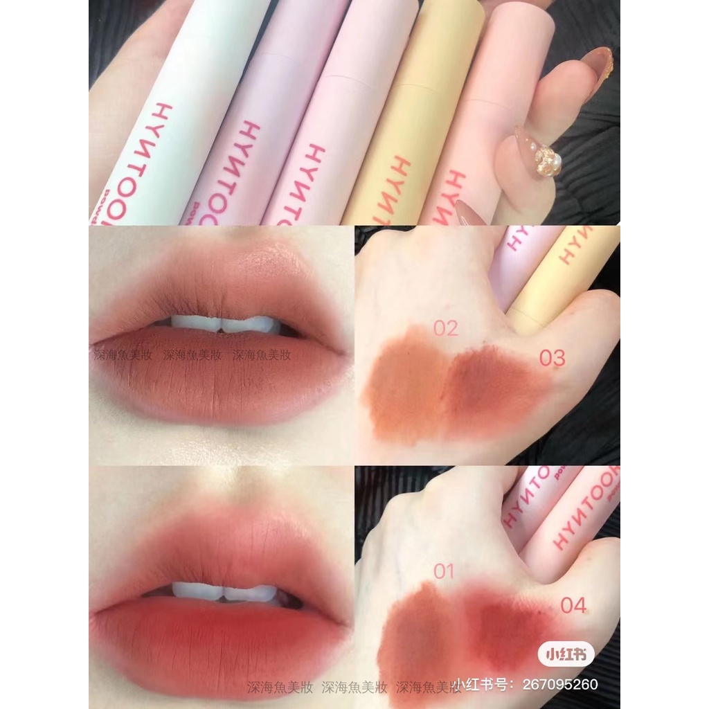 Son Môi Hyntoor Màu Lì / Macaron Xinh Xắn