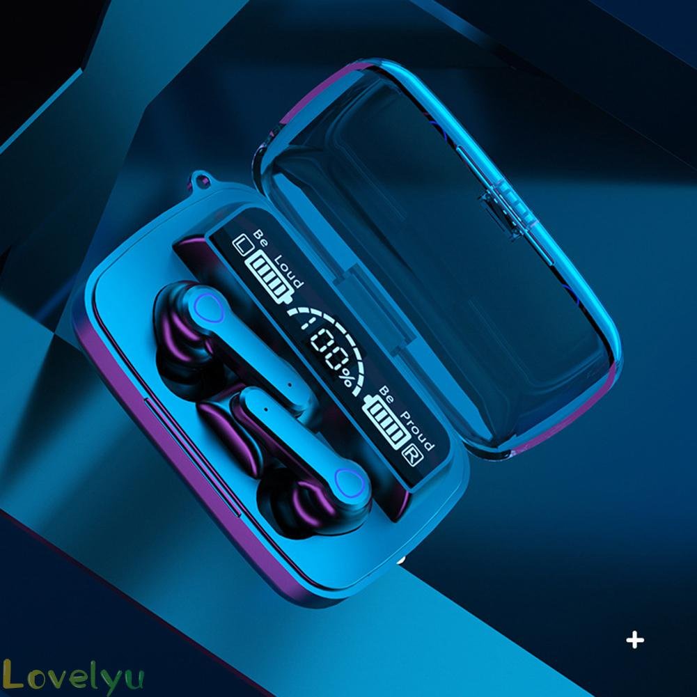 Tai Nghe Bluetooth M19 Chống Nước, Chống Ồn, Pin Trâu, Có Đèn Pin