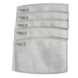 【10.10】 Pm2.5 Activated Carbon Mask Filter Double Microfiltration 10/50/100 Pcs