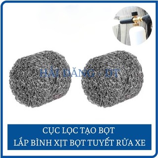 Cục lọc tạo bọt lắp bình xịt bọt tuyết rửa xe, bình phun bọt tuyết rửa xe chuyên nghiệp