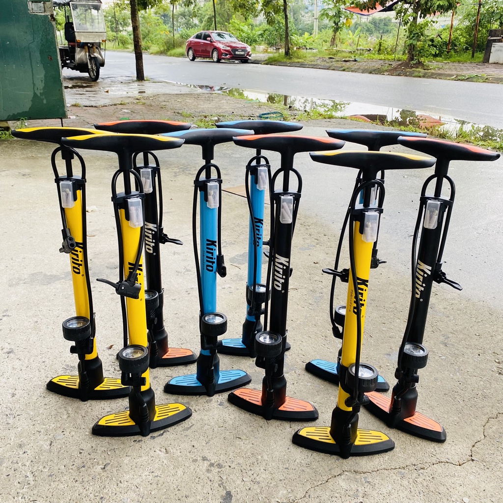 Bơm tay Stanlays - Bơm xe máy , xe đạp - Thiết kế thông minh lực bơm nhẹ nhàng